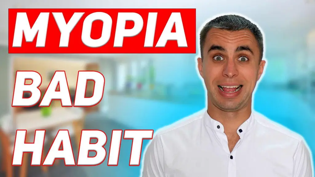 bad vision habit myopia how to increase eyesight